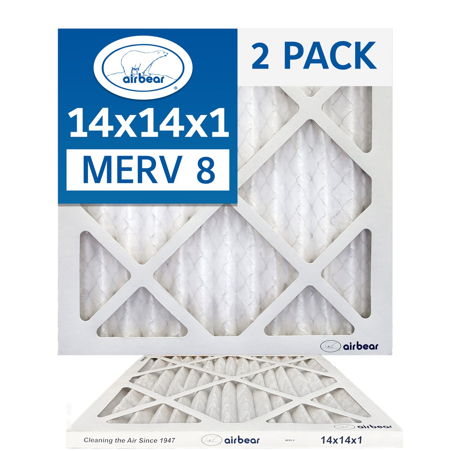 Air Bear 14x14x1 Pleated Air Filter