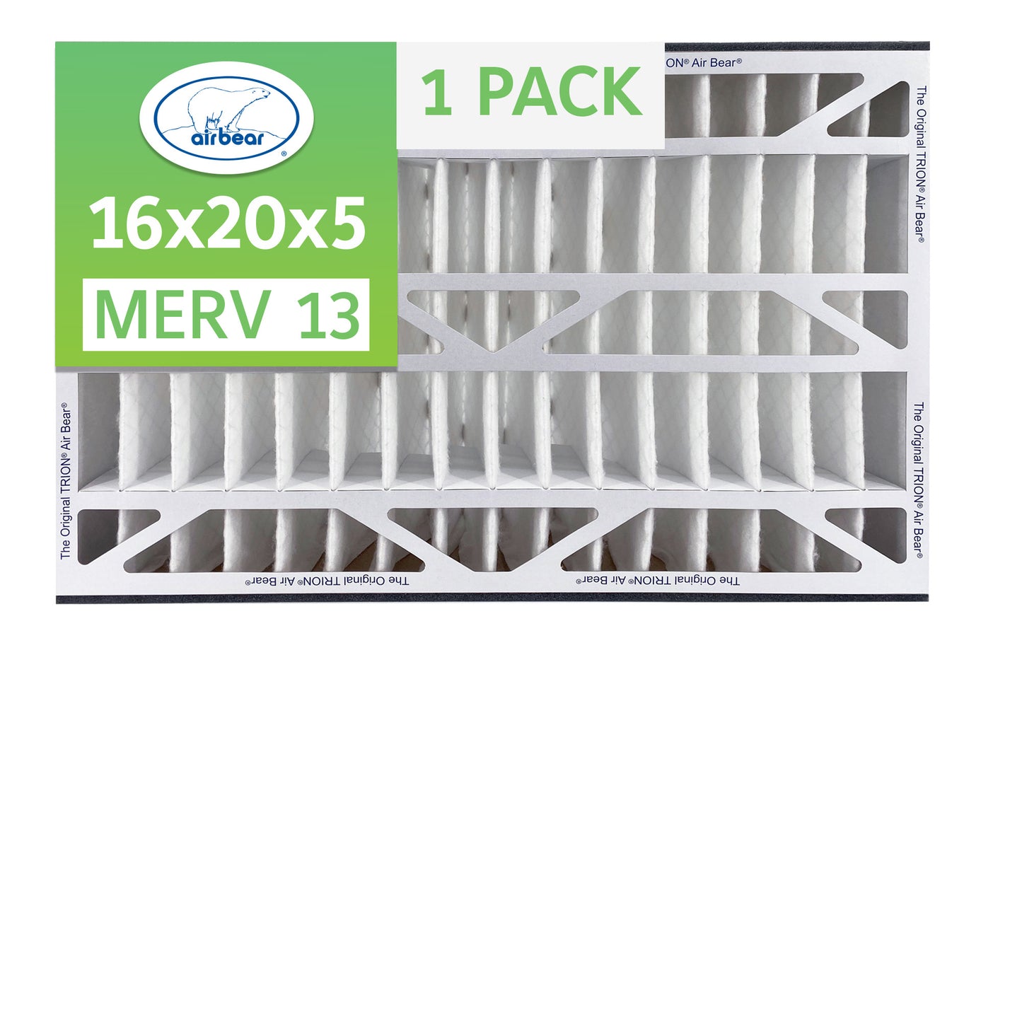 Air Bear 16x20x5 Pleated Air Filter
