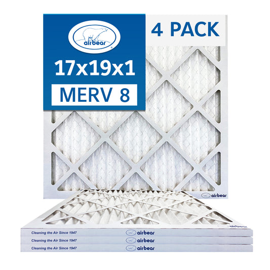 Air Bear 17x19x1 Pleated Air Filter