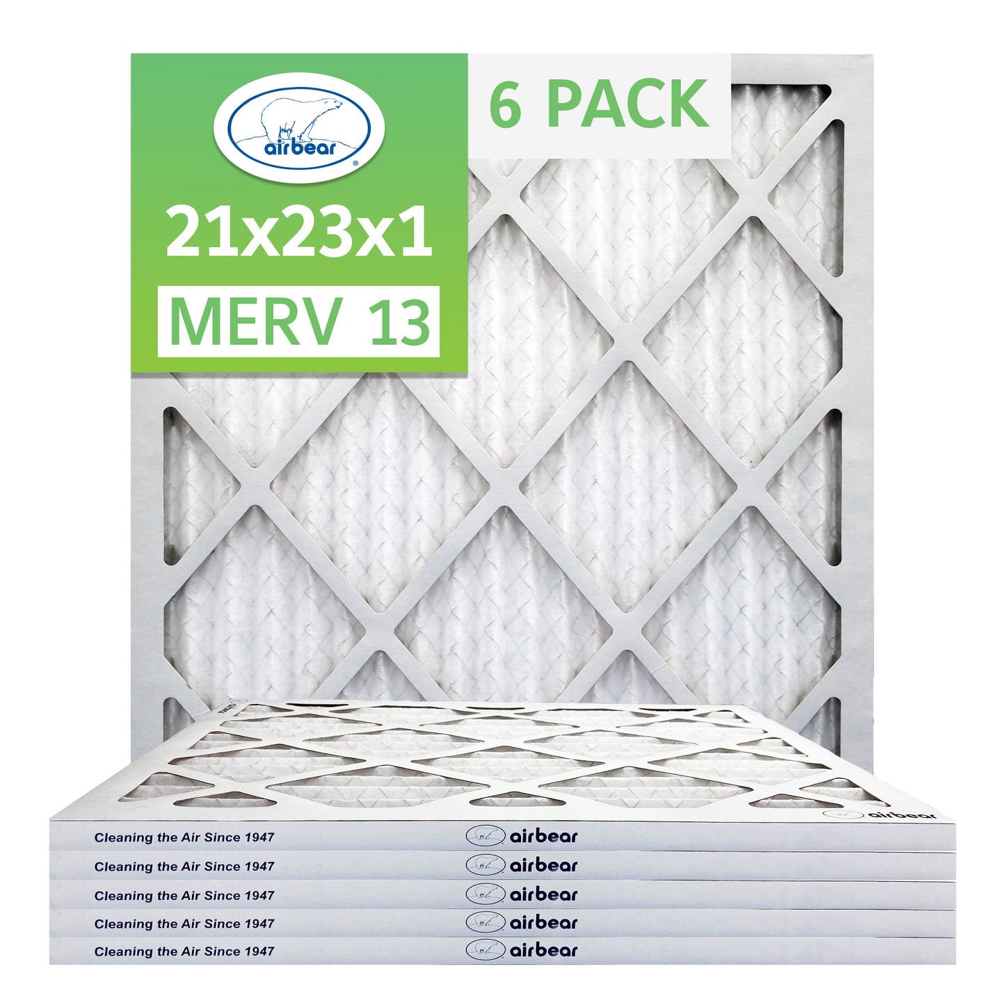 Air Bear 21x23x1 Pleated Air Filter