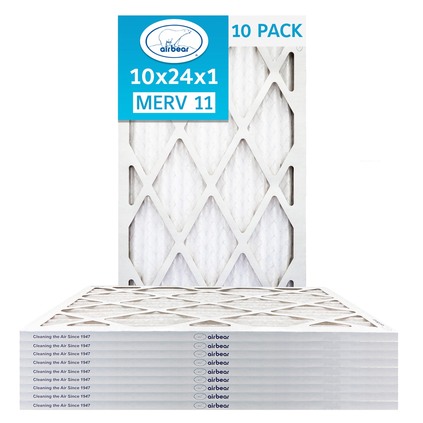 Air Bear 10x24x1 Pleated Air Filter