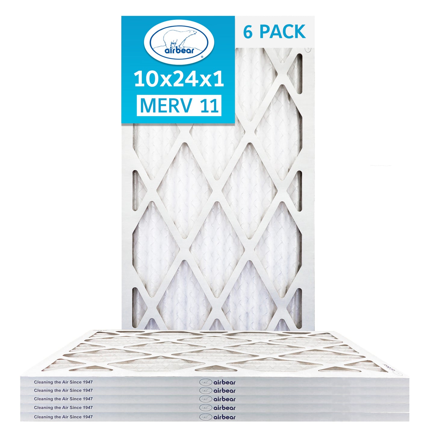 Air Bear 10x24x1 Pleated Air Filter