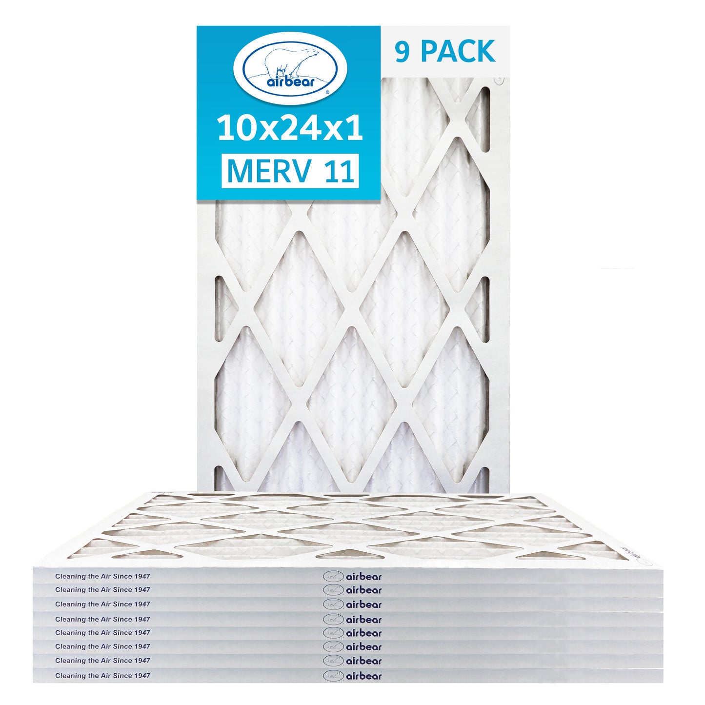 Air Bear 10x24x1 Pleated Air Filter