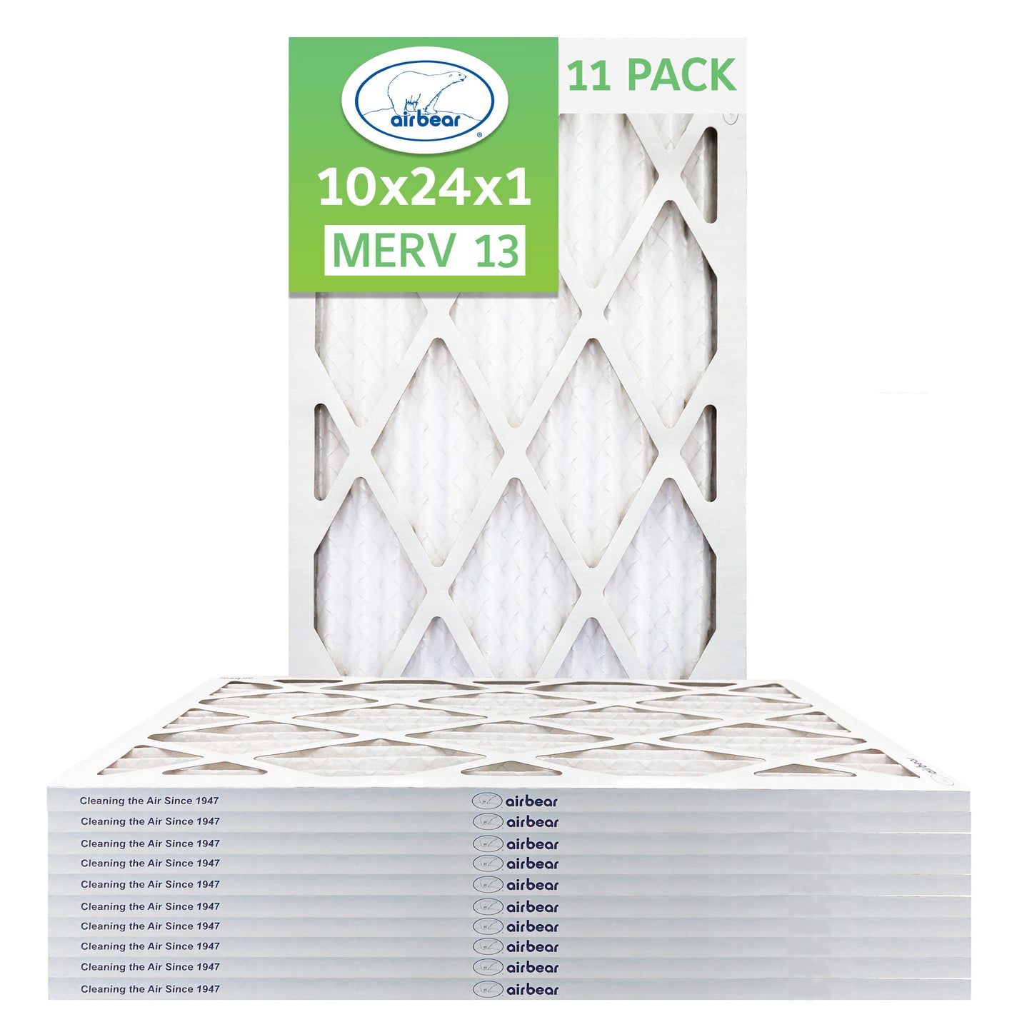 Air Bear 10x24x1 Pleated Air Filter