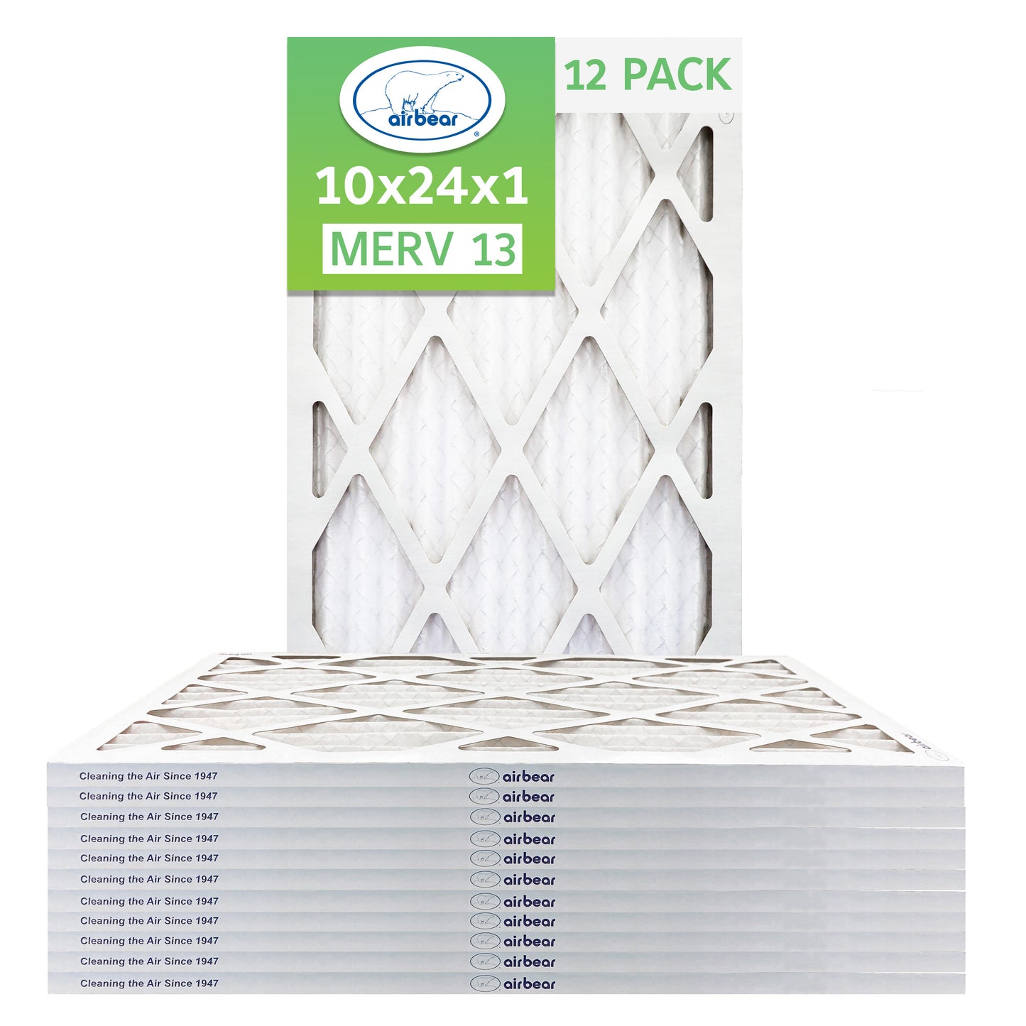 Air Bear 10x24x1 Pleated Air Filter