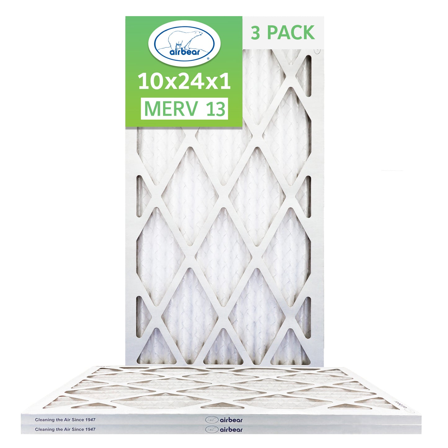 Air Bear 10x24x1 Pleated Air Filter
