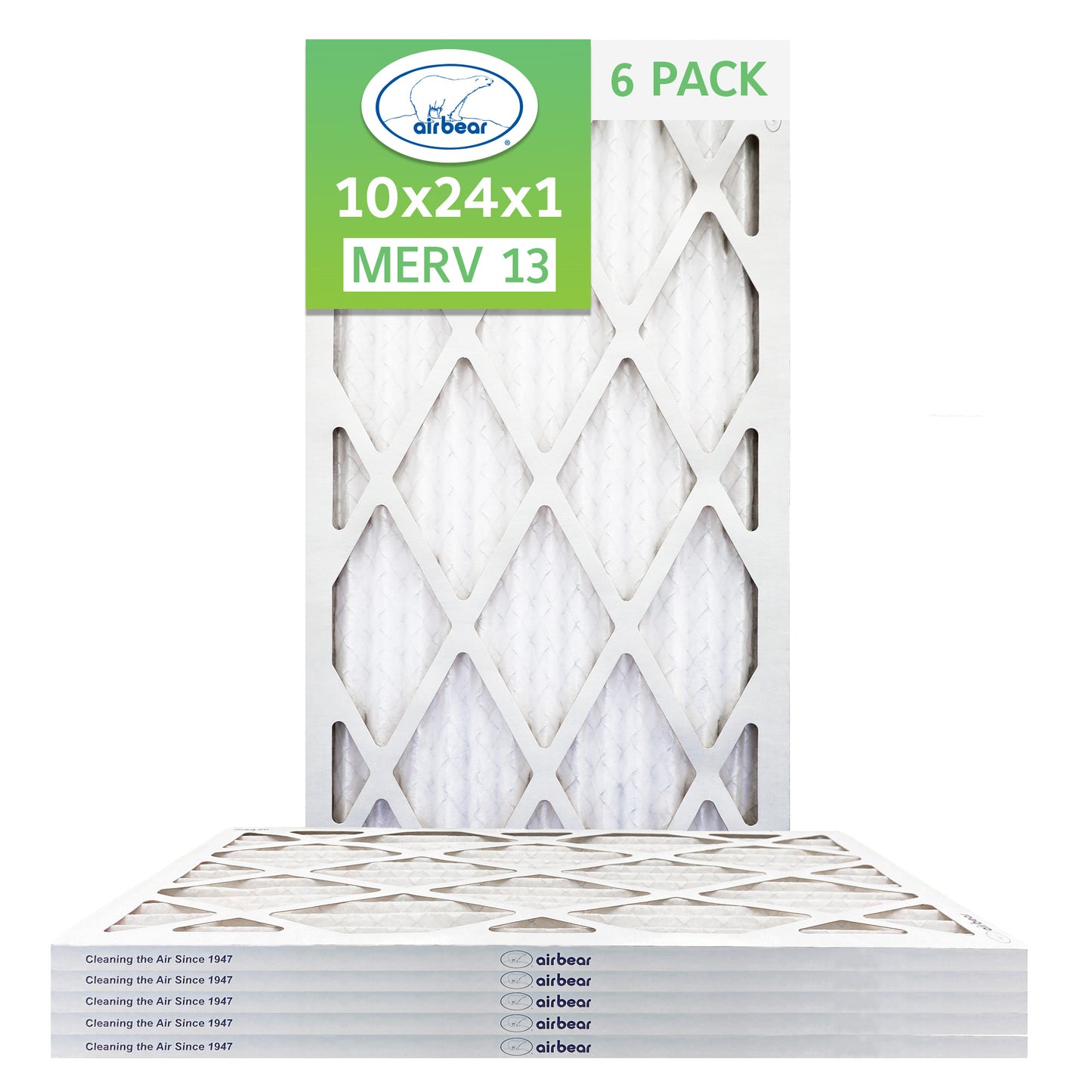 Air Bear 10x24x1 Pleated Air Filter