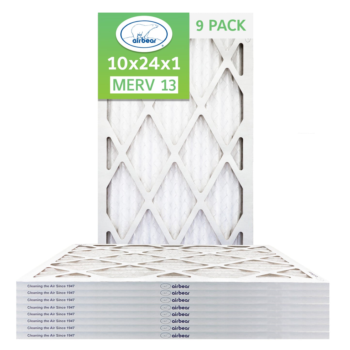 Air Bear 10x24x1 Pleated Air Filter