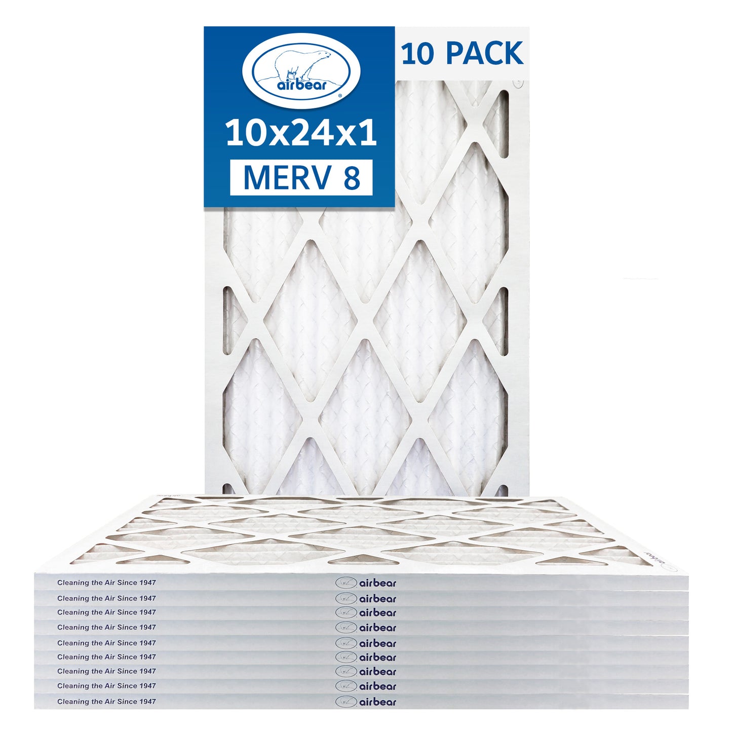 Air Bear 10x24x1 Pleated Air Filter