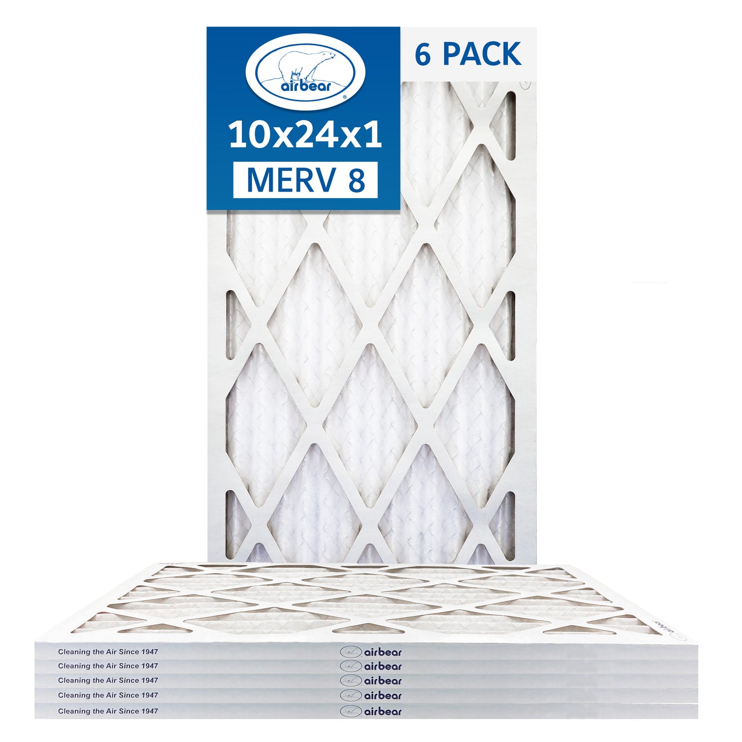 Air Bear 10x24x1 Pleated Air Filter