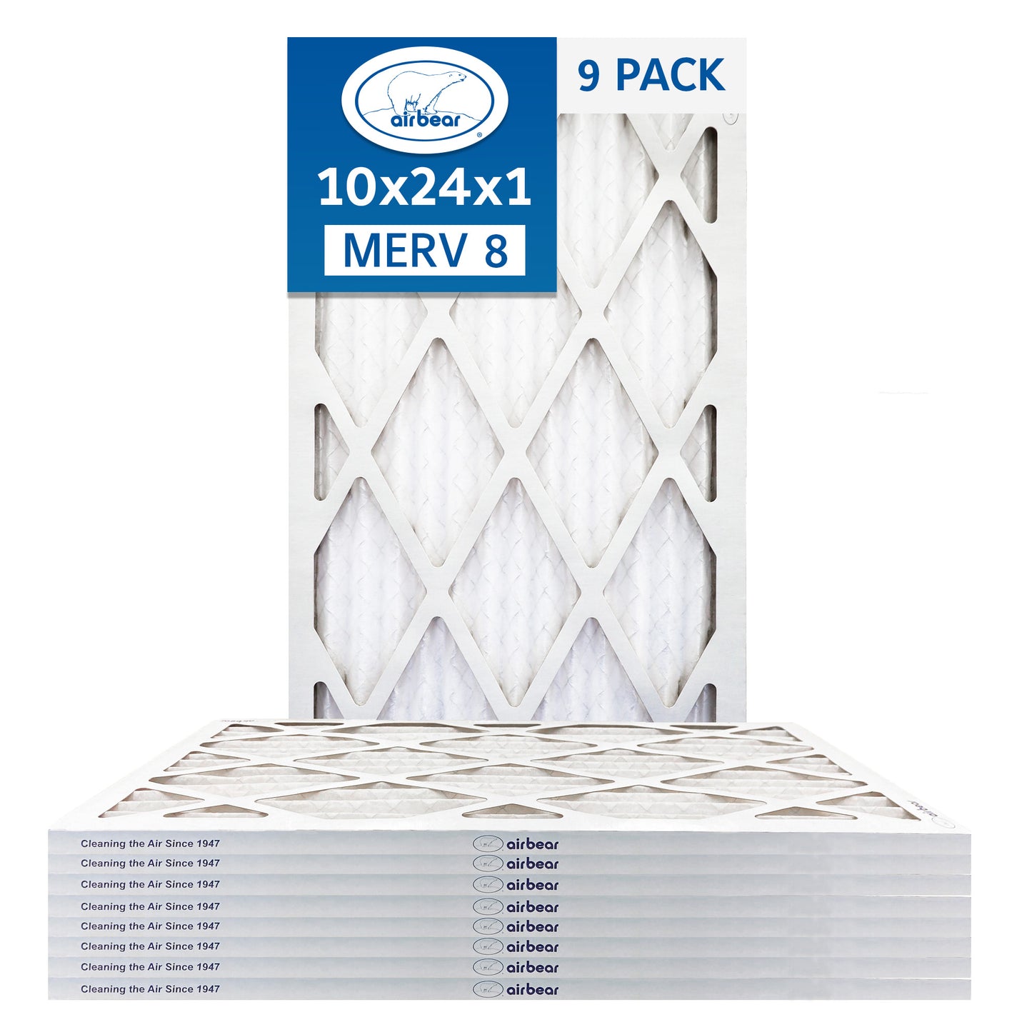 Air Bear 10x24x1 Pleated Air Filter