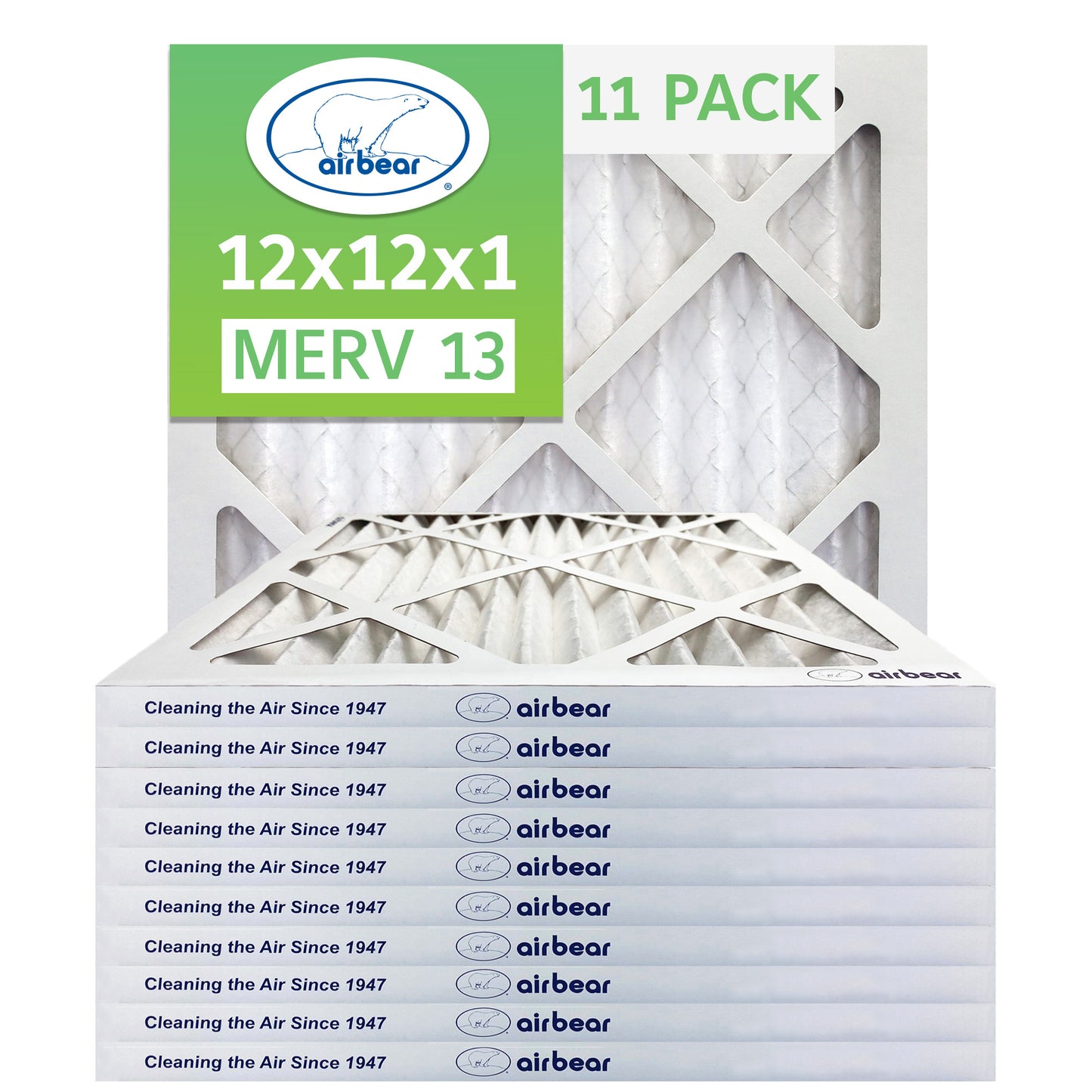 Air Bear 12x12x1 Pleated Air Filter