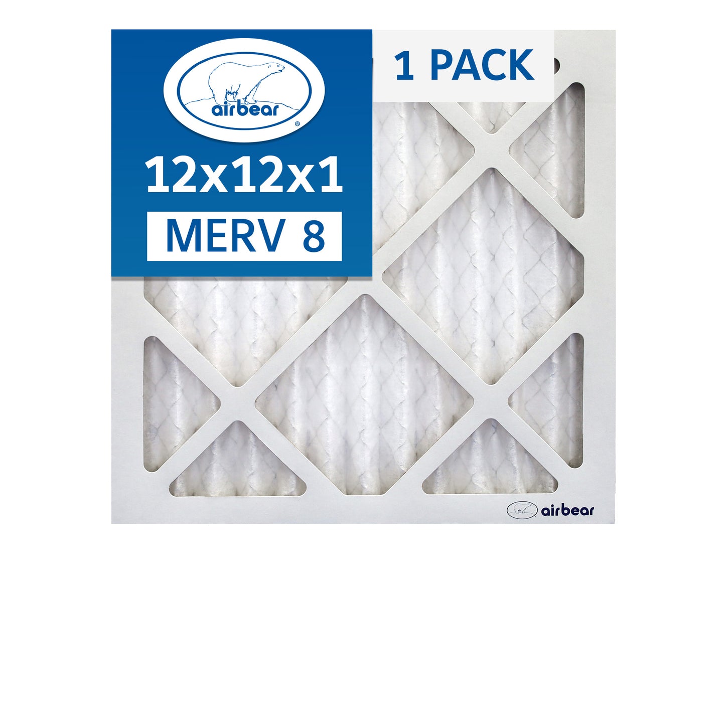 Air Bear 12x12x1 Pleated Air Filter