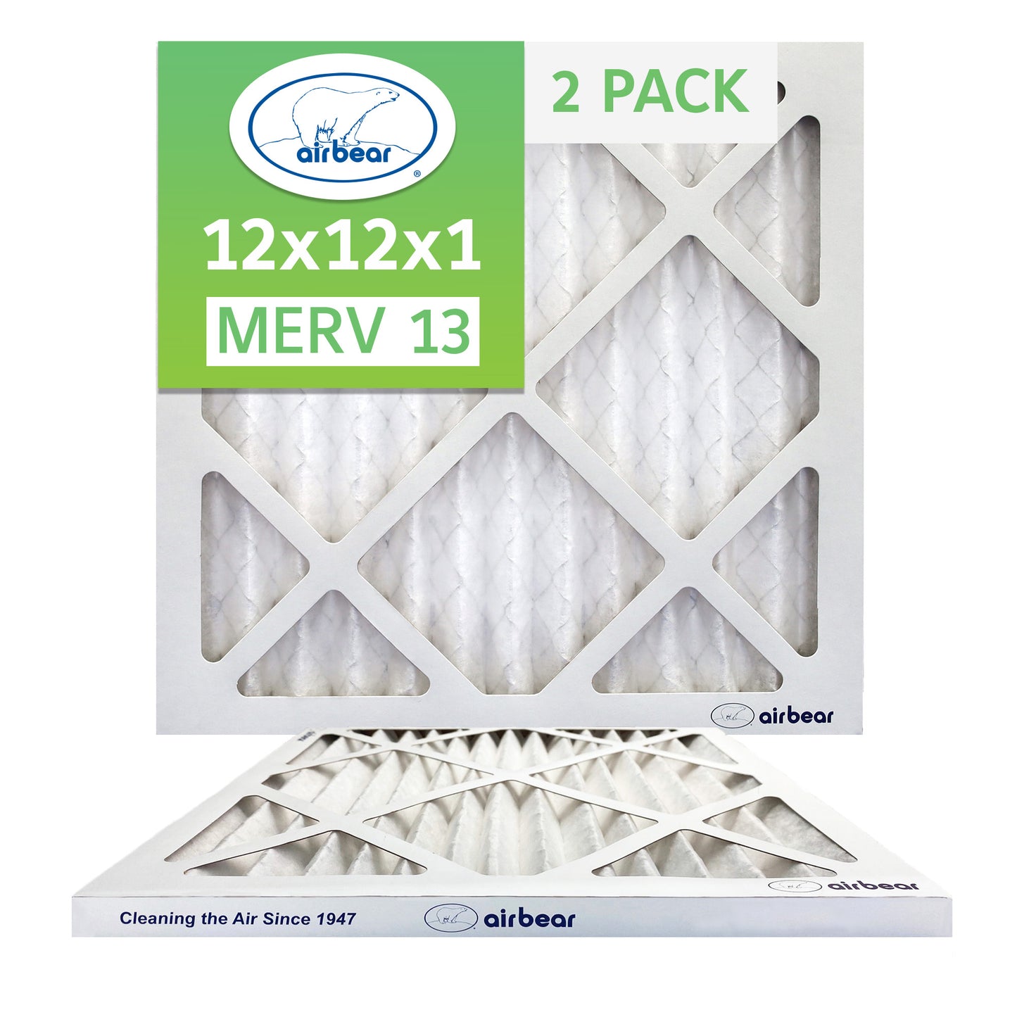 Air Bear 12x12x1 Pleated Air Filter