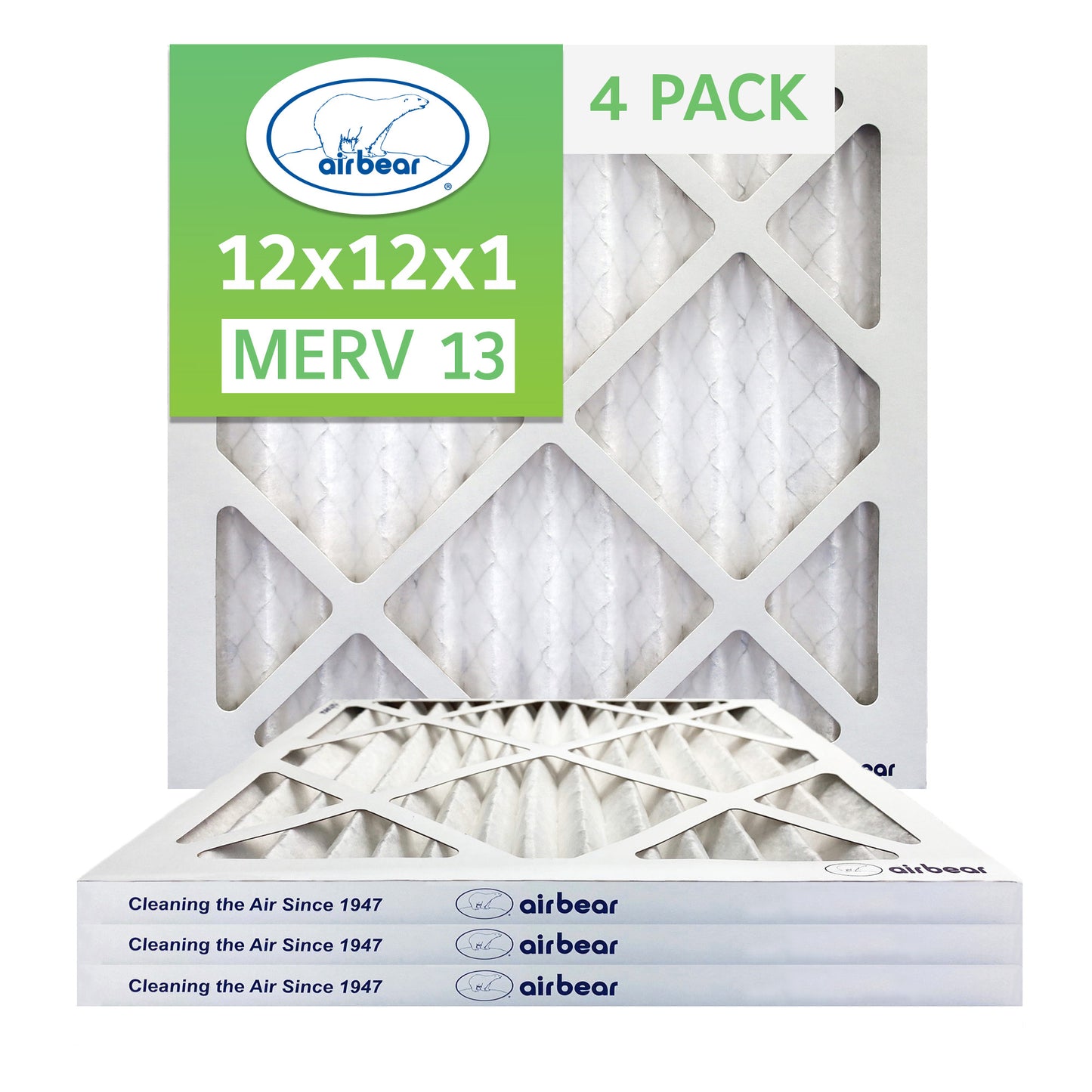 Air Bear 12x12x1 Pleated Air Filter