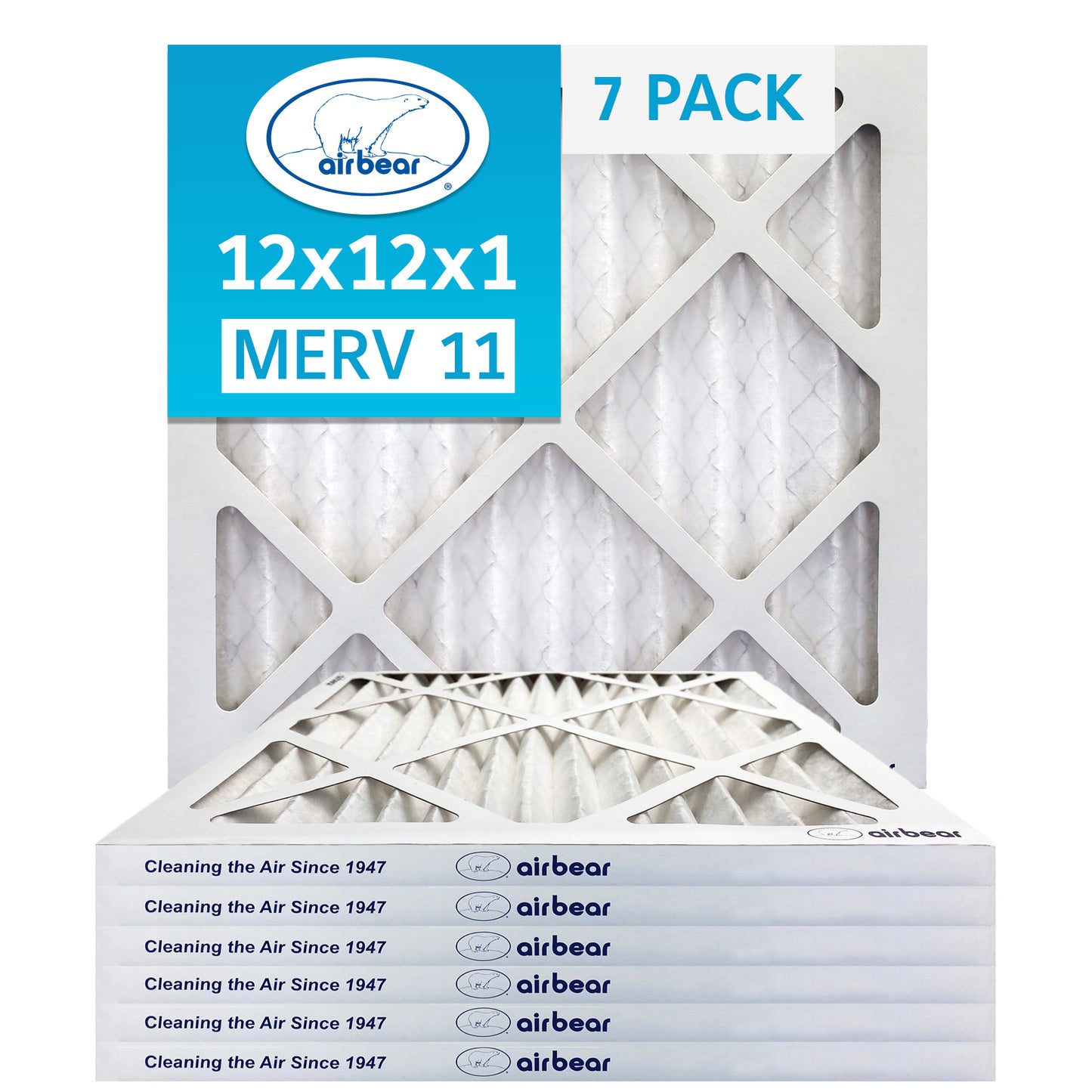Air Bear 12x12x1 Pleated Air Filter