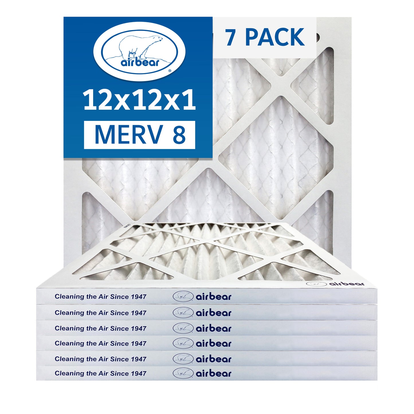 Air Bear 12x12x1 Pleated Air Filter