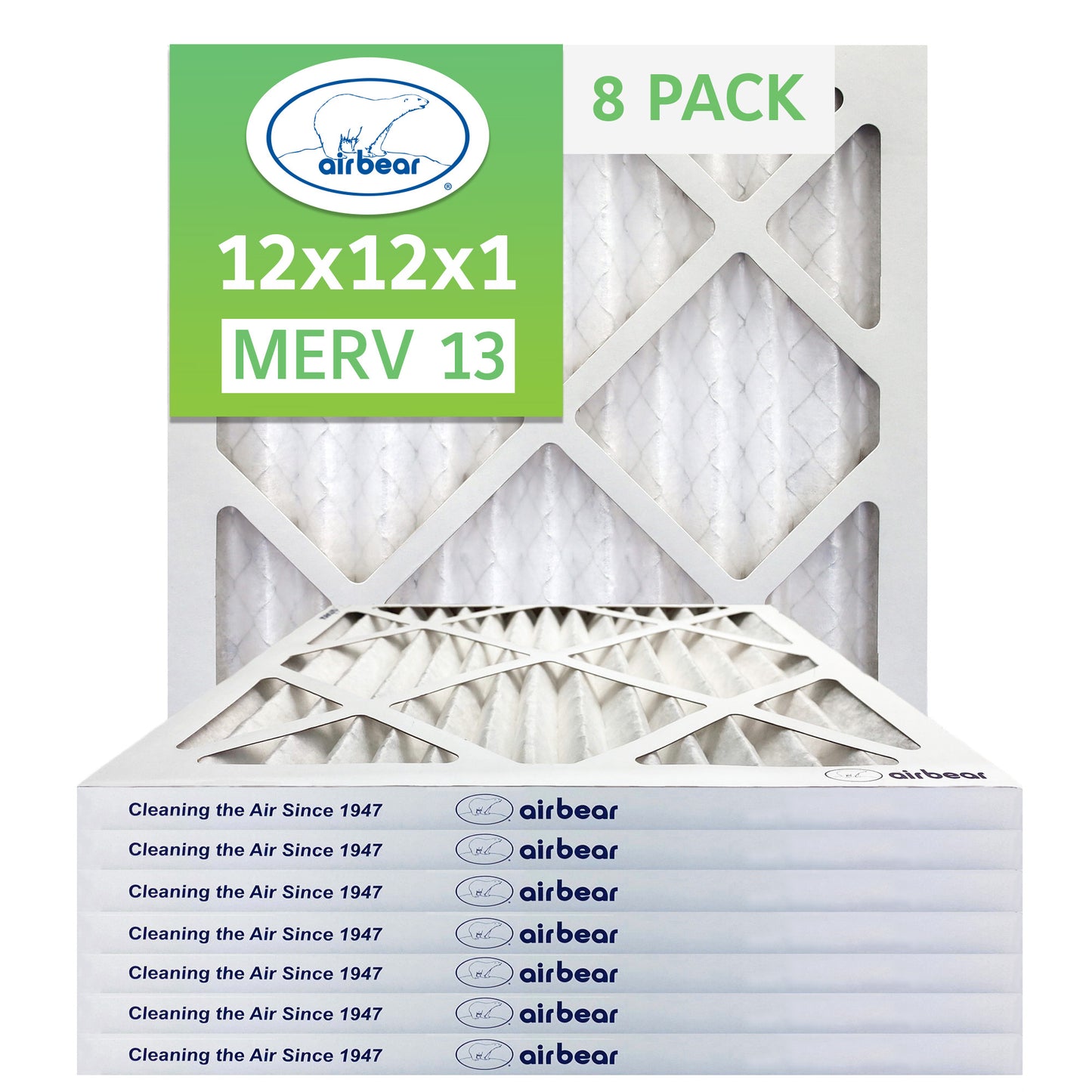 Air Bear 12x12x1 Pleated Air Filter