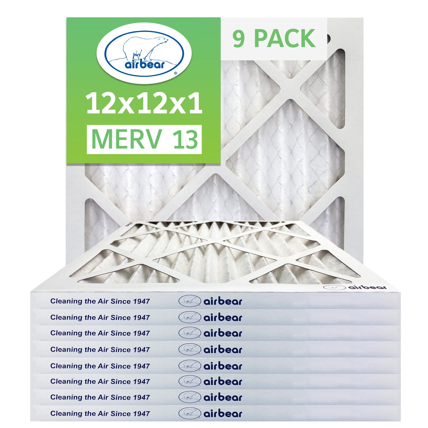 Air Bear 12x12x1 Pleated Air Filter