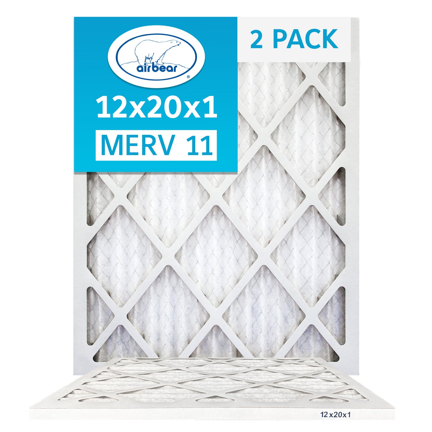 Air Bear 12x20x1 Pleated Air Filter