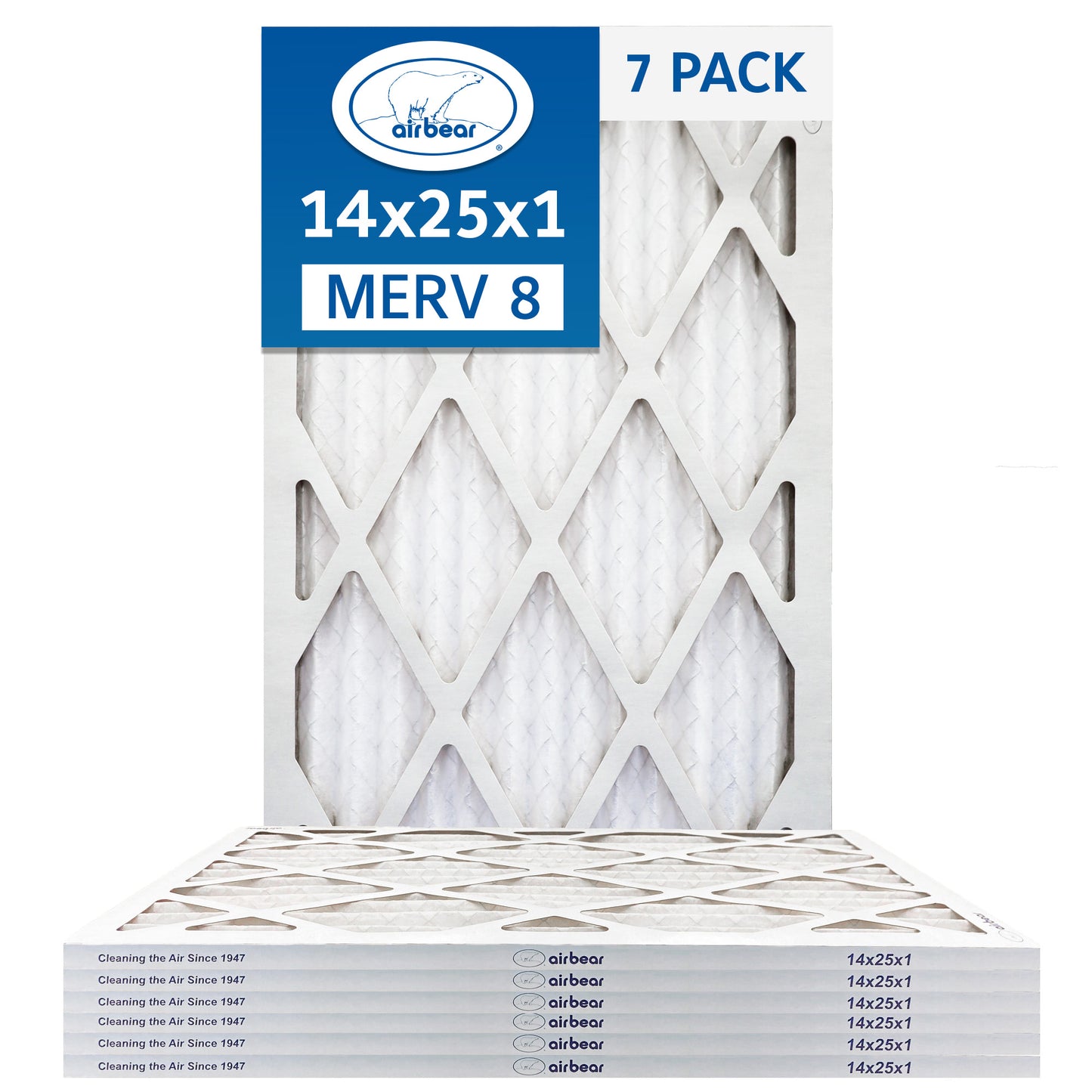 14x25x1 Air Bear  Pleated Air Filter