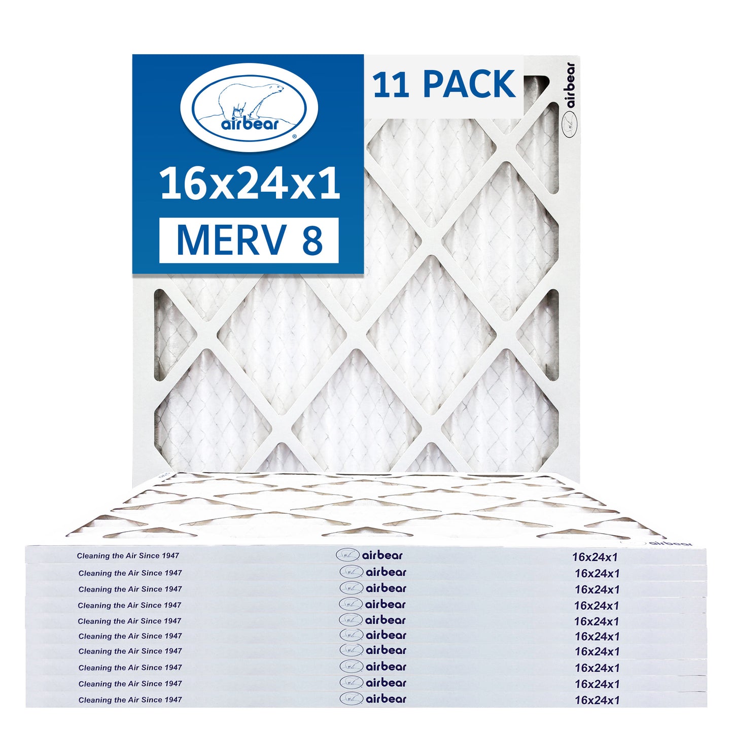 Air Bear 16x24x1 Pleated Air Filters