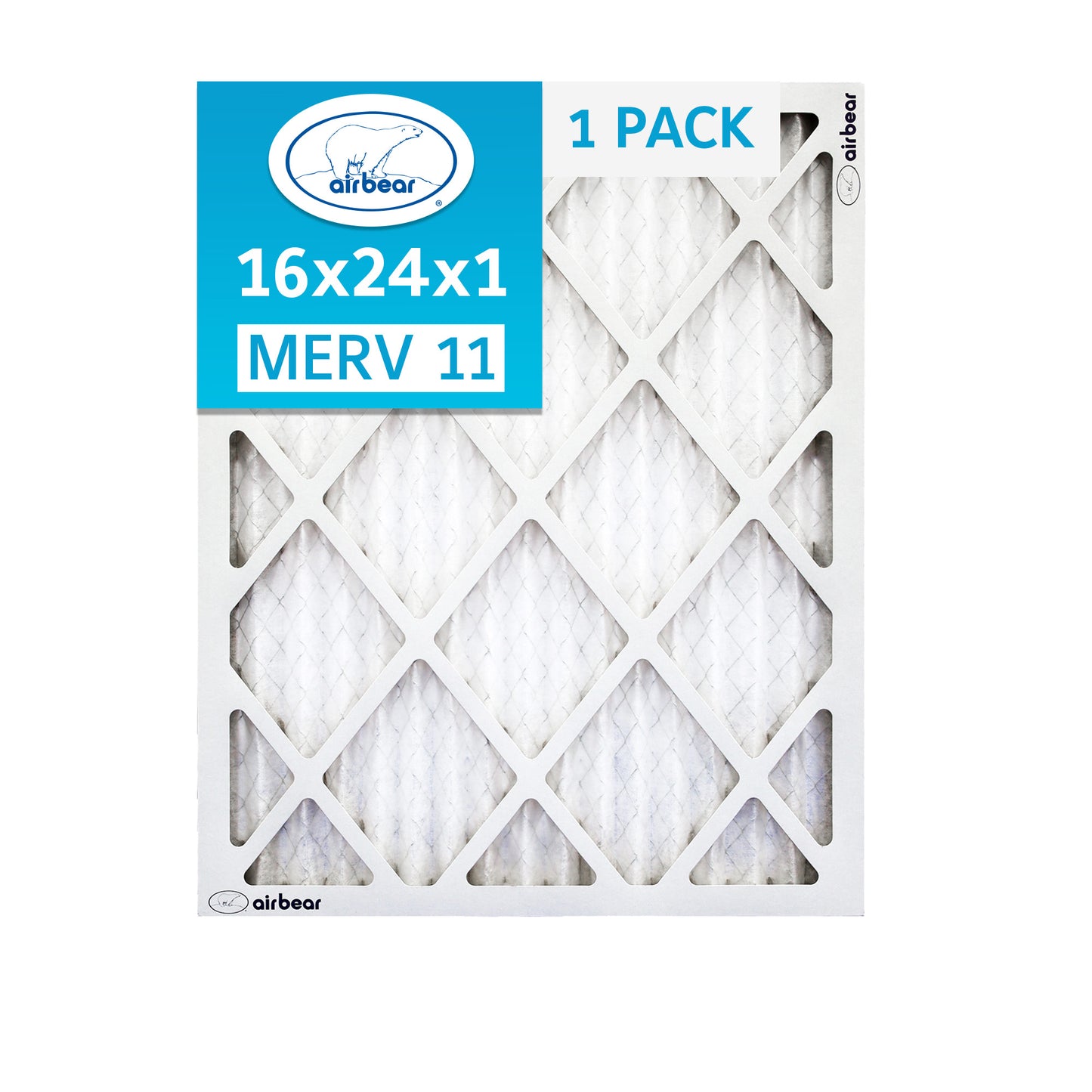 Air Bear 16x24x1 Pleated Air Filters