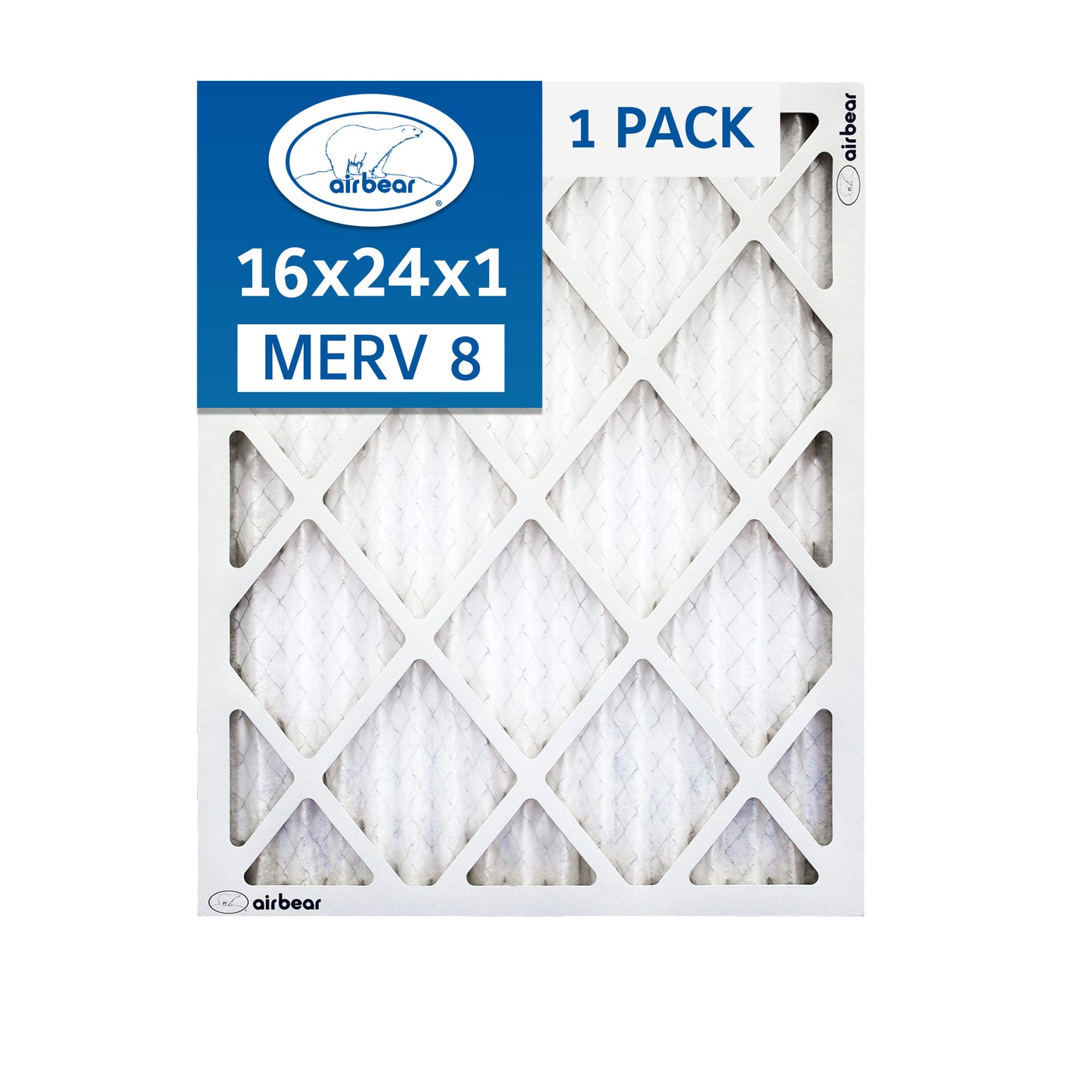 Air Bear 16x24x1 Pleated Air Filters