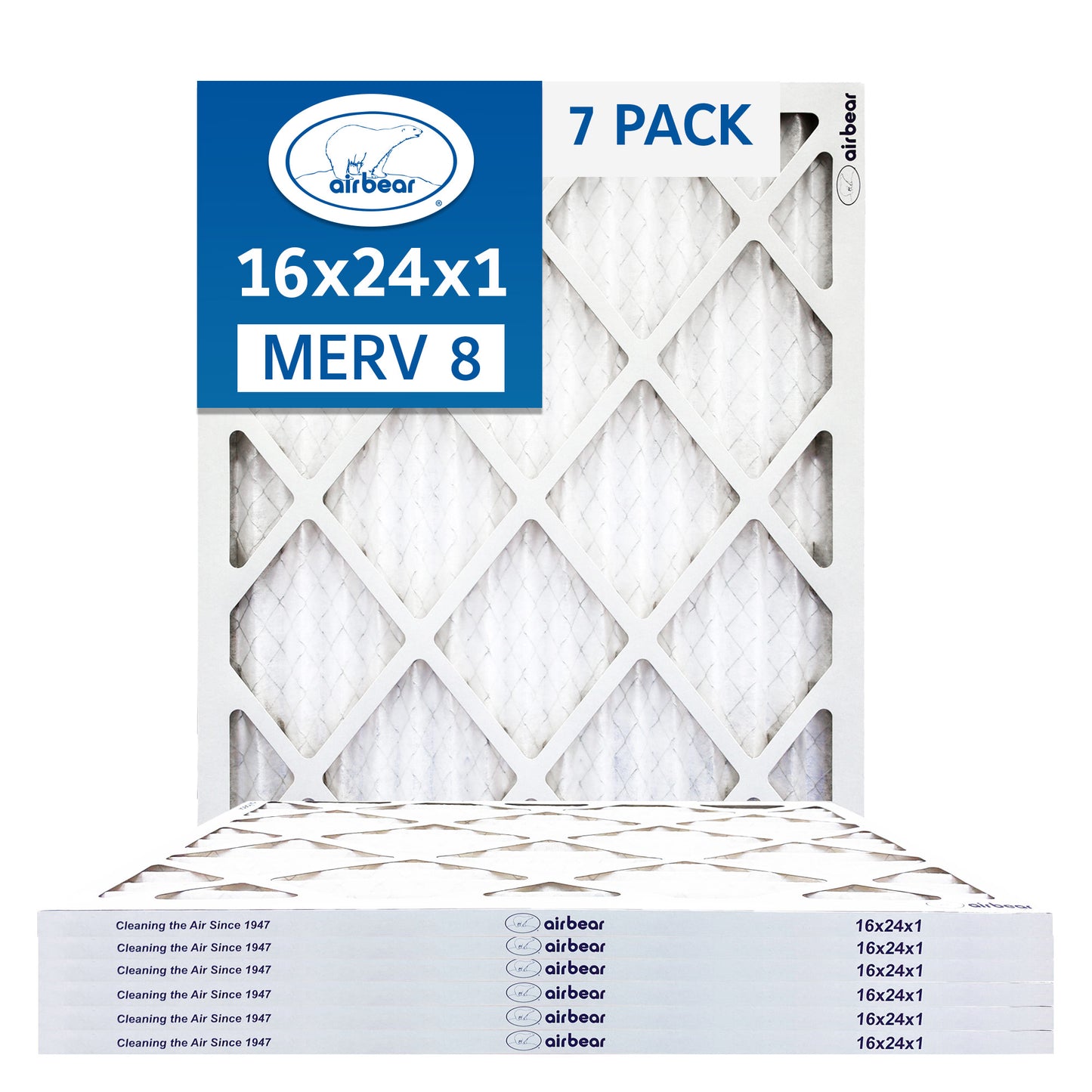 Air Bear 16x24x1 Pleated Air Filters