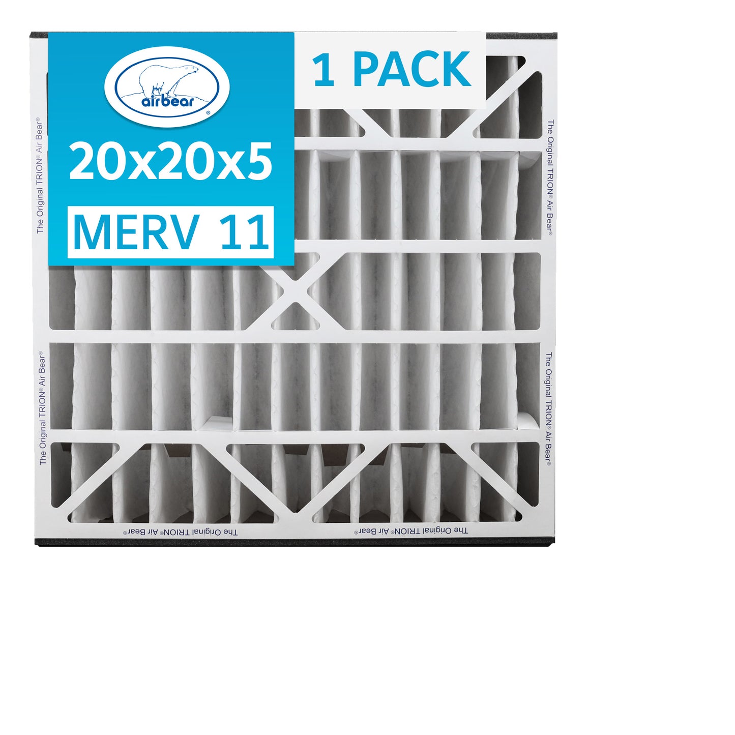 Air Bear 20x20x5 Pleated Air Filter