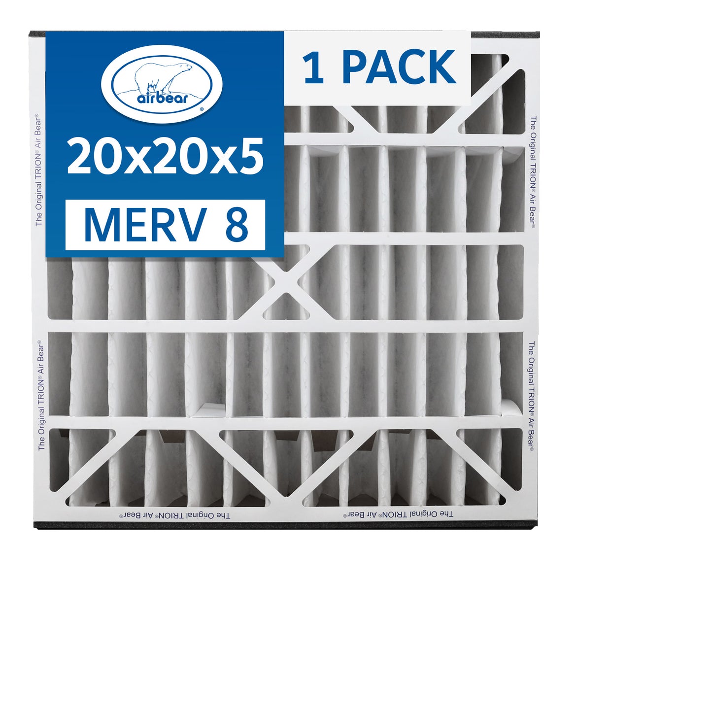 Air Bear 20x20x5 Pleated Air Filter
