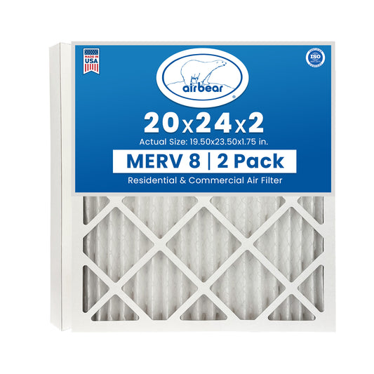 Air Bear 20x24x2 Pleated Air Filter