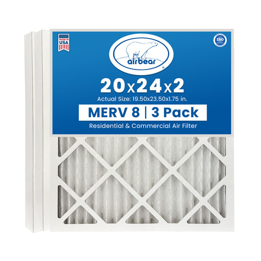 Air Bear 20x24x2 Pleated Air Filter