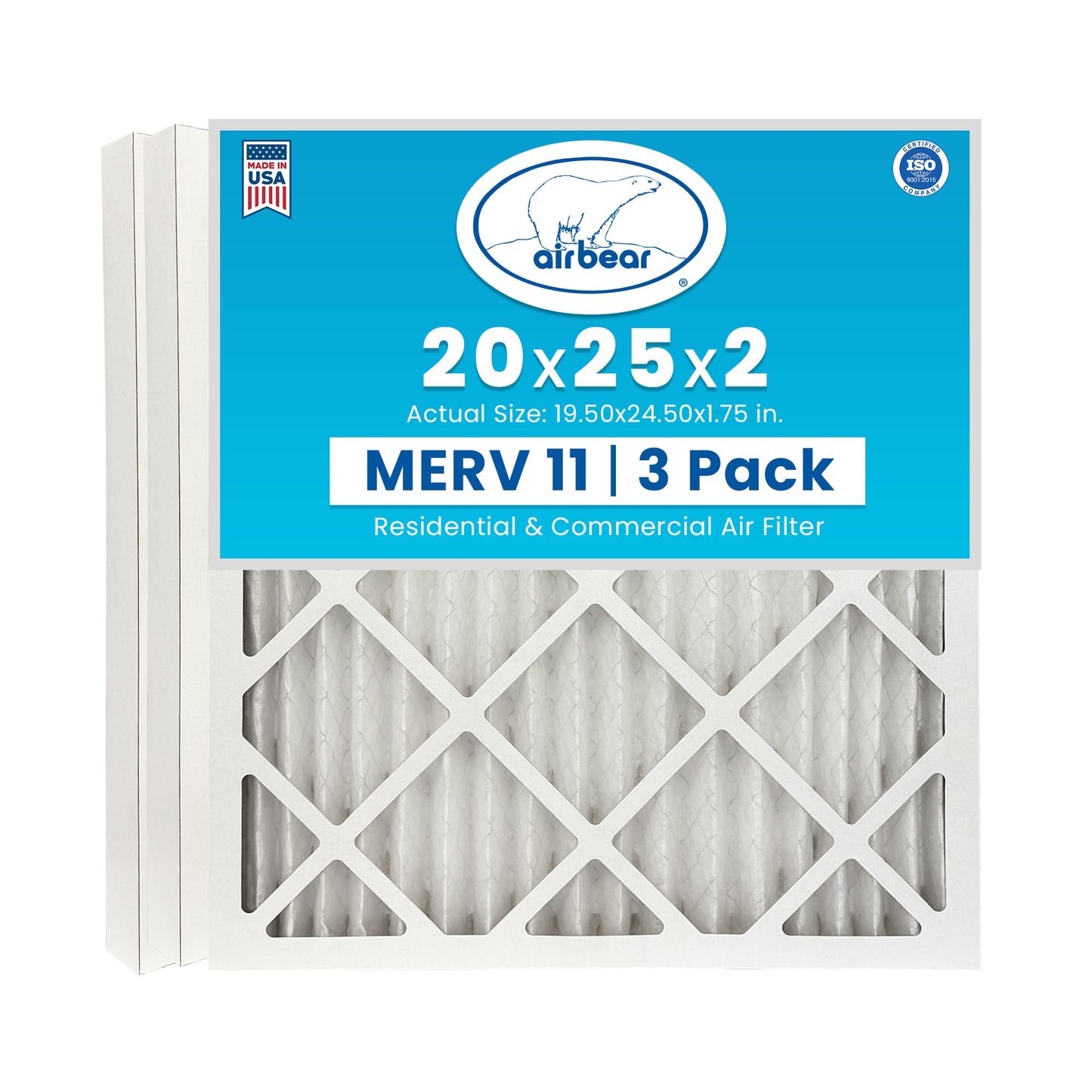 Air Bear 20x25x2 Air Filter