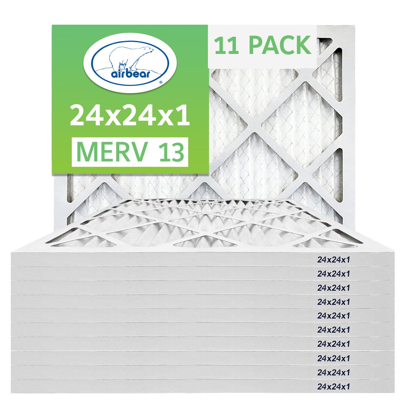 Air Bear 24x24x1 Pleated Air Filter