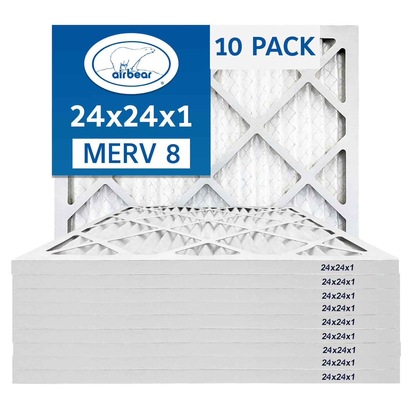 Air Bear 24x24x1 Pleated Air Filter